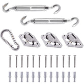 Sekey sun sail sun protection mounting set sun sail accessories for installation